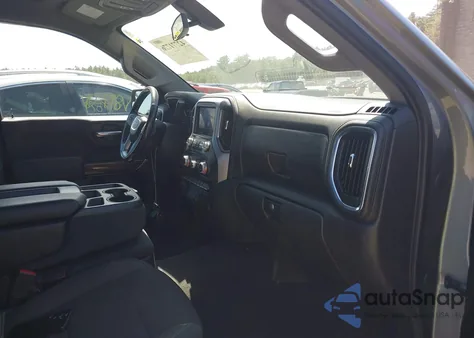 2020 GMC Sierra 1500 4Wd Short Box Elevation from USA, damaged, VIN 3GTU9CED9LG185718